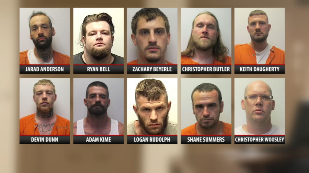 Clark County Jail drug smuggling ring suspects